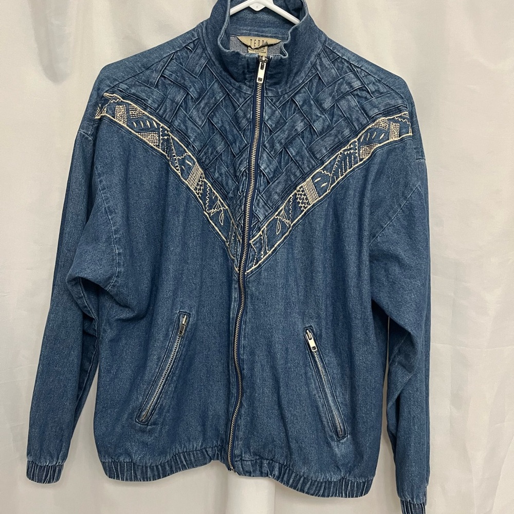 Vintage Teddie Petite Jean Jacket